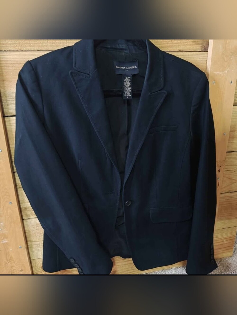Women's Banana Republic black women's blazer Sz 8